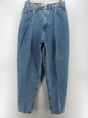 VINTAGE Gap Jeans 14 Reverse Fit Mom Tapered Denim Pants USA Made 90s